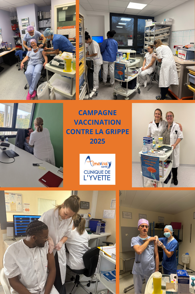 La campagne de vaccination contre la grippe a débuté au mois de novembre à la Clinique de l’Yvette.