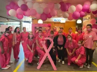 Octobre Rose : L'ensemble du personnel de la Clinique de l'Yvette se mobilise à l'occasion d'Octobre Rose le mois de la prévention contre le cancer du sein.