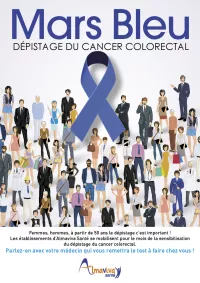 MARS BLEU : Dépistage du cancer colorectal