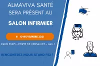 Salon Infirmier 2021 - Les 8/9 et 10 novembre 2021 à Paris Expo Porte de Versailles