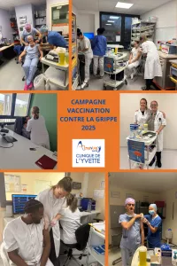 La campagne de vaccination contre la grippe a débuté au mois de novembre à la Clinique de l’Yvette.