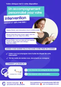 Un accompagnement personnalisé pour votre intervention par SMS